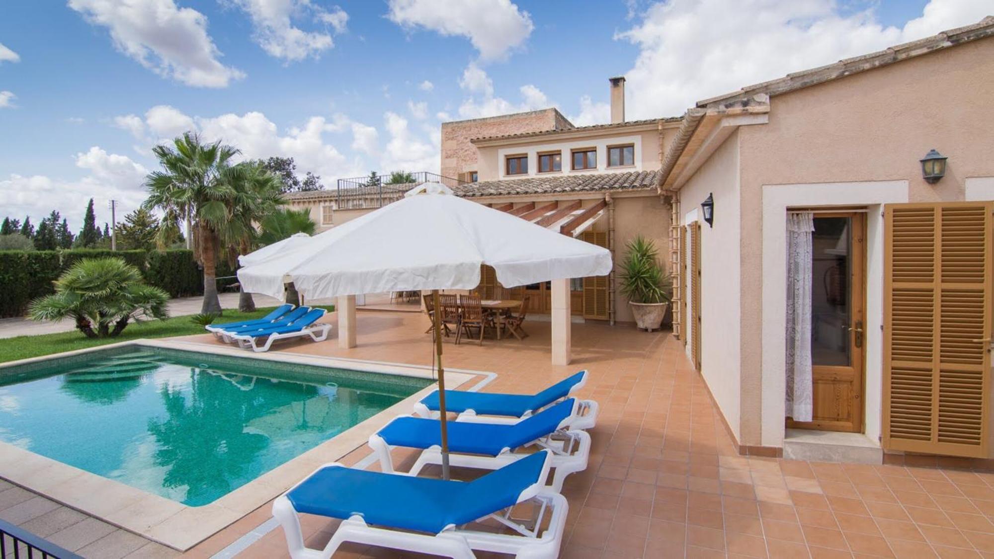 Casa Rural, Finca Rustica Con Piscina Cas Padrins De Campos, Mallorca Exteriér fotografie