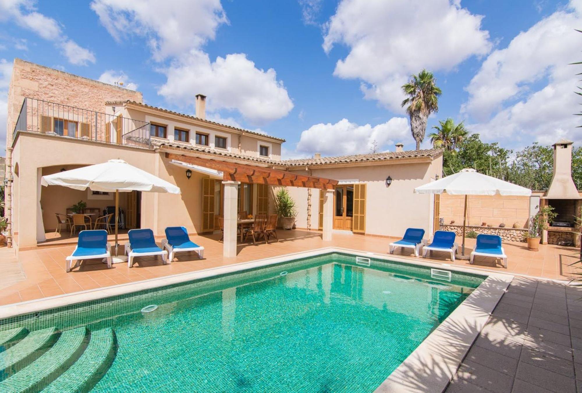 Casa Rural, Finca Rustica Con Piscina Cas Padrins De Campos, Mallorca Exteriér fotografie