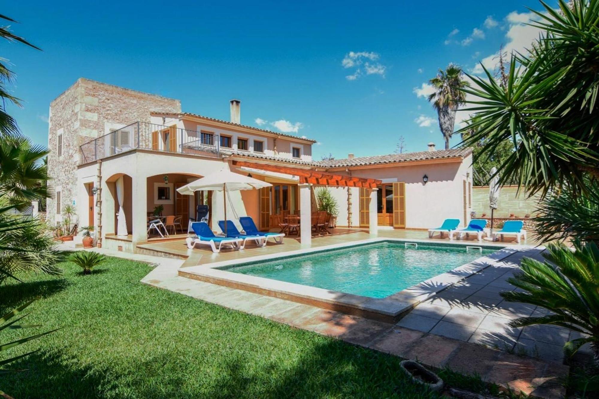 Casa Rural, Finca Rustica Con Piscina Cas Padrins De Campos, Mallorca Exteriér fotografie