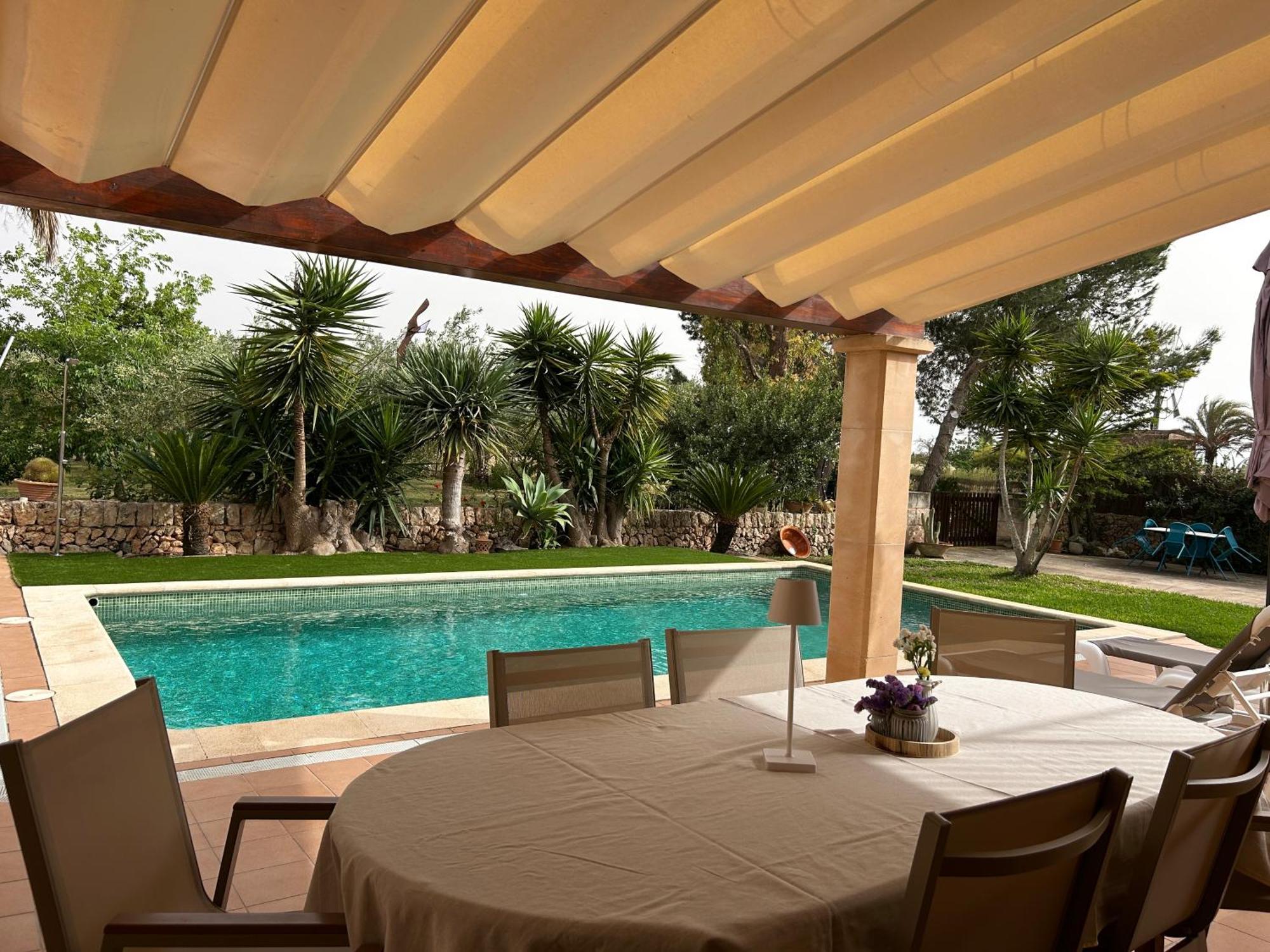 Casa Rural, Finca Rustica Con Piscina Cas Padrins De Campos, Mallorca Exteriér fotografie